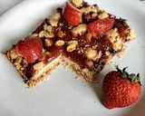 A picture of step 15 of Sweet Tangy Strawberry and Nut Crumble Bar.