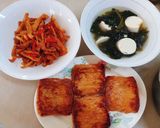 Hình bước làm 3 của món Sườn chiên (món chay)