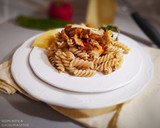 Foto del paso 5 de la receta: Fusilli con Salsa Ragoût de Pollo y Pimientos