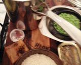 Une image de l'étape 5 de Risotto aux petits pois grana padano.