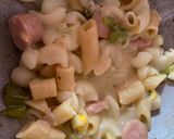 A picture of step 4 of Mac N Cheese.