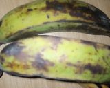 A picture of step 1 of Boiled Plantain and fish sauce.