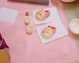 Hình bước làm 2 của món Bánh bao đón giáng sinh