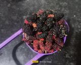 A picture of step 1 of Mulberry Ice cream.