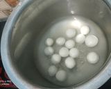 A picture of step 10 of Chenna Rasgulla.
