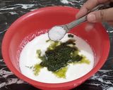 A picture of step 2 of Dahi Phulki.