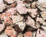 A picture of step 11 of Peppermint bark.