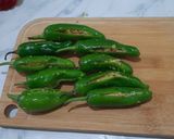 A picture of step 3 of Instant Stuffed Green Chilli Pickle.