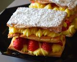 Une image de l'étape 4 de Mille-feuilles aux fraises gariguettes.