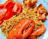 Hình bước làm 3 của món Tôm hùm sốt bơ tỏi