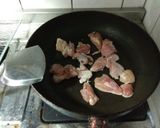 泡菜炒雞肉的食譜步驟1照片