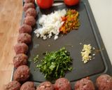 A picture of step 1 of Meatballs in Tomato Sauce.