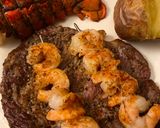 A picture of step 6 of Steak, lobster, shrimp (date night series).