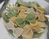 A picture of step 1 of Three Homemade Fresh Farfalle or 🎀 Bow Tie 🎀 Pasta.