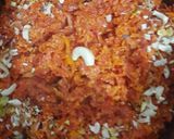 A picture of step 4 of Walnut Gajar ka Halwa.