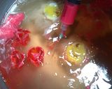 Foto langkah ke 10 dari resep Flower Jello Art.