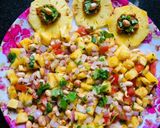 A picture of step 1 of Pineapple groundnuts salsa.