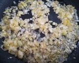 Foto del paso 2 de la receta: Masa de croquetas de puerro, jamón y huevo duro