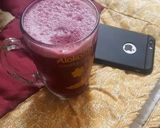 A picture of step 4 of Beetroot and apple juice.
