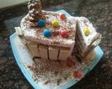 Marie biscuit pudding recipe step 7 photo