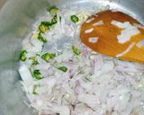 A picture of step 5 of Indian Masala Pasta.