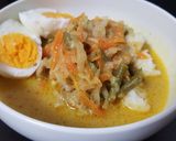 Foto langkah ke 4 dari resep Lontong sayur.