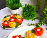 Foto langkah ke 7 dari resep Dadar Gulung Mawar.