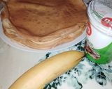 Pas rețetă Clătite cu cremă de ciocolată și banane 3 fotografie