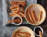 Gambar langkah 9 resipi Churros #phopbylinimohd #batch18.