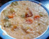 A picture of step 3 of Oats khichdi.
