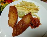 A picture of step 9 of Fish n Chips#4weekchallenge.