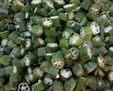 A picture of step 2 of Delecious Bhindi.