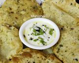 A picture of step 8 of Aloo Puri.