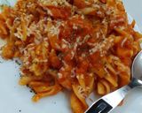 A picture of step 13 of Red Sauce Pasta.
