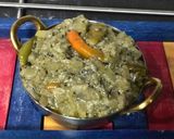 A picture of step 7 of Bangla Lau Beshwari (A Lost Recipe).