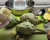 Foto del paso 1 de la receta: Alcachofas al vino blanco