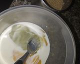 A picture of step 1 of Kenyan Pancakes or crepes.