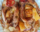A picture of step 2 of Fish (Baked Carp with Potatoes and Onions) 🧜♂️.