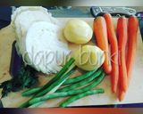 Foto langkah ke 1 dari resep Sup daging sapi magic com empuk wangi rempah.