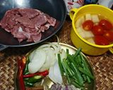 Gambar langkah 1 resipi Daging masak kicap.