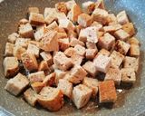 Foto del passaggio 4 della ricetta Fonduta di erborinato con guanciale ed erbette