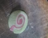 A picture of step 6 of Tri colour puri.