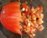 Hình bước làm 1 của món Trứng chiên cà chua
