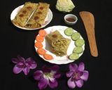 A picture of step 14 of Cabbage Maggi Wraps.