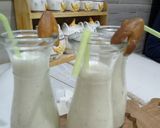 صورة لخطوة 4 من وصفة سموثي التمر والموز منعش ولذيذ 🍌🍌🍷🍷