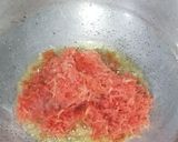 A picture of step 1 of GAJAR HALWA(made of jaggery and milk powder).