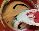 Foto del paso 20 de la receta: Bienvenidos a la Navidad🎄. Helado con macarrones y salsa de frutos rojos