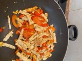 Mie hun goreng tempe