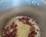 A picture of step 3 of Rajma chawal - traditional method.