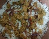 A picture of step 4 of Minced meat biryani.